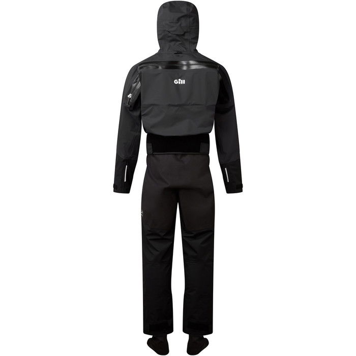 2024 Gill Verso Back Zip Drysuit & Con Zip 4805 - Graphite